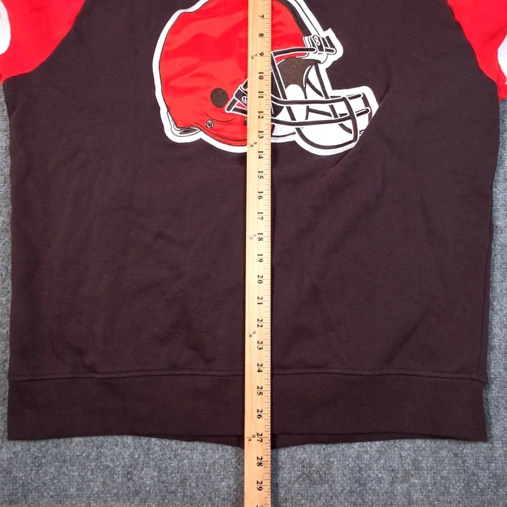Starter Cleveland Browns Hoodie Mens XL Full Zip Sweatshirt NFL AFC Embroidered